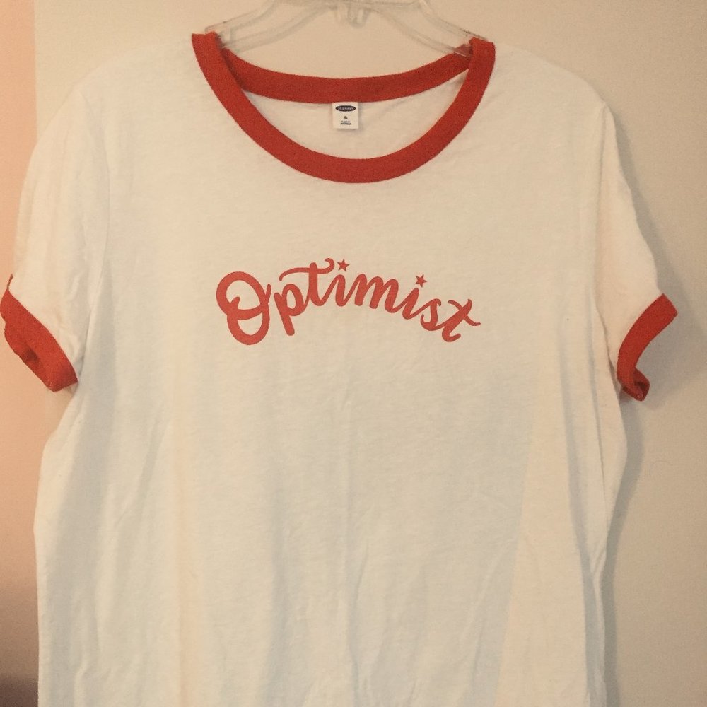 Old Navy Size XL  "Optimist" Tee